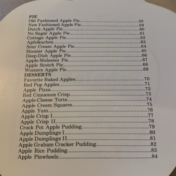 The big fat red juicy apple cookbook EUC Spiral Bound - Picture 6 of 8